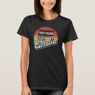 T-shirt Jardinage 4\La cueillette des fruits est ma cardio