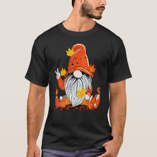T-shirt Jardinage 4\Nain de jardin paix main tenant une ca