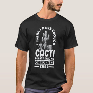T-shirt Jardinage 4\Plante de cactus Jardinage