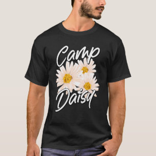 T-shirt Jardinage Daisy Jardinier Botaniste Fleurs Camp Da