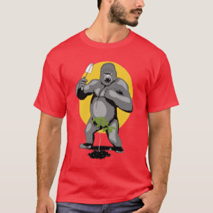 T-shirt Jardinage de gorille