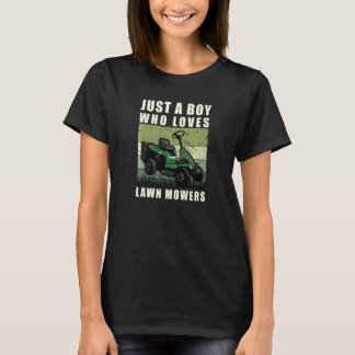 T-shirt Jardinage de terrain Juste un garçon qui aime les 
