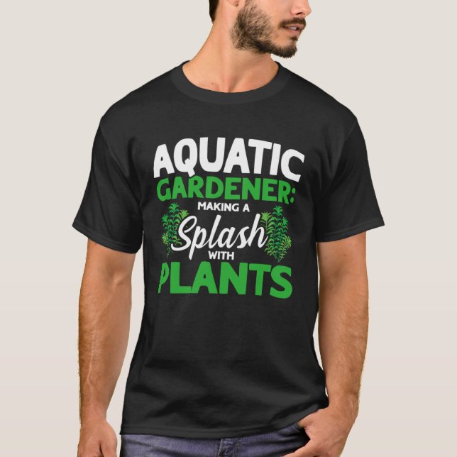 T-shirt Jardinage d'eau Faire un brin avec jardin plante (Devant)