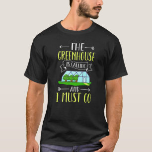T-shirt Jardinage en serre jardinier plante débutant petit