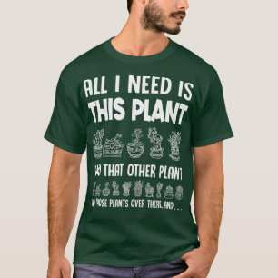 T-shirt Jardinage Gardener fleuriste Plante Lover
