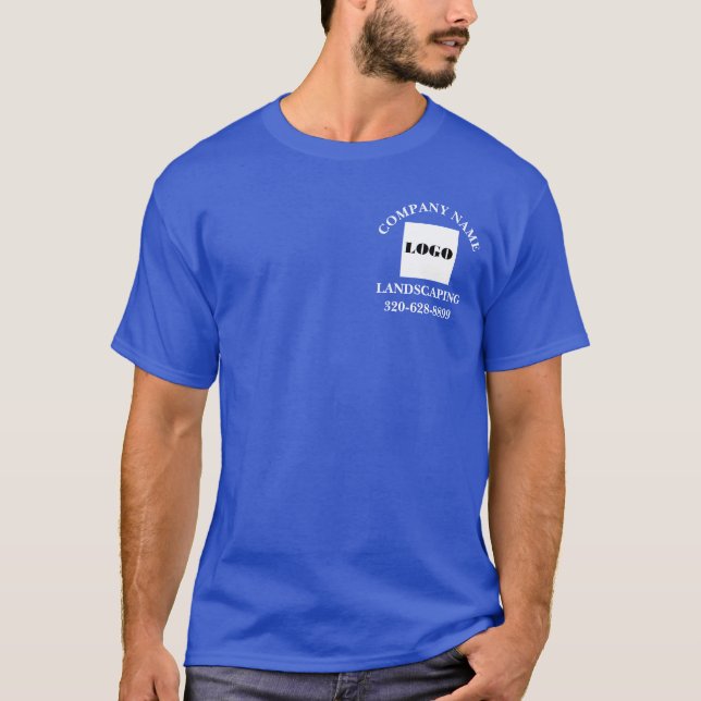 T-shirt Jardinage Landscaping Company Marque Entreprise lo (Devant)