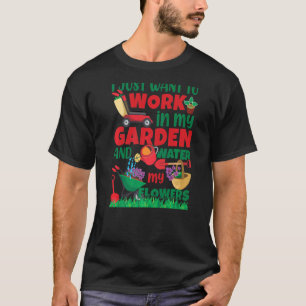 T-shirt Jardinage Plantes Botaniste Jardin Plante Jardinie
