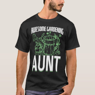 T-shirt Jardinage pour tante de jardinier aménagement pays