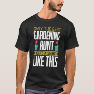 T-shirt Jardinage pour tante jardinier aménagement paysage