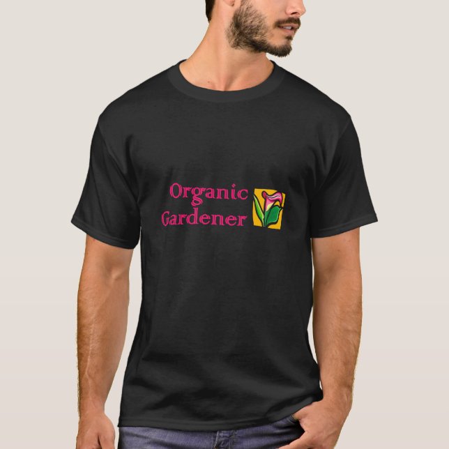 T-shirt Jardinier bio - Calla Lilies (Devant)