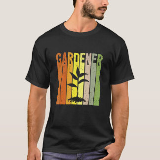 T-shirt Jardinier Jardin Jardinage Vintage