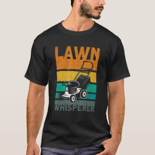 T-shirt Jardinier tondeuse à gazon Lawn Whisperer