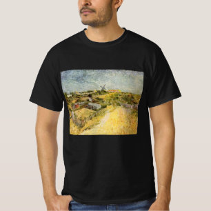 T-shirt Jardins potagers, Montmartre par Vincent van Gogh
