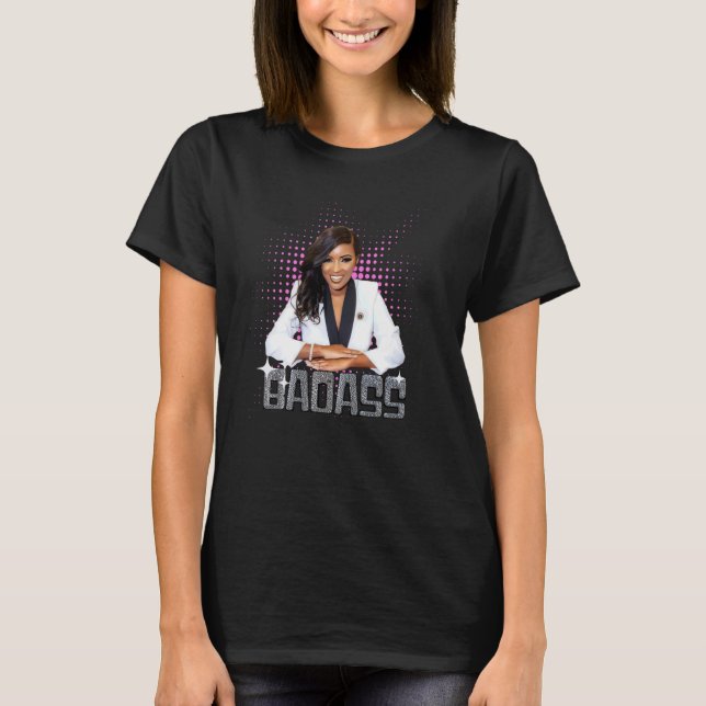 T-shirt Jasmine Crockett Clapback Badass Queen Of Smackdow (Devant)