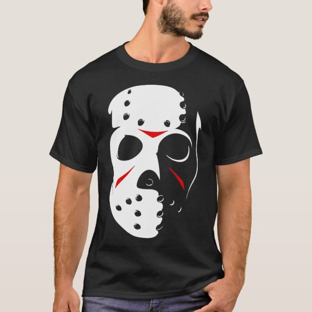 T-shirt Jason Halloween Masque de Hockey Vendredi 13 (Devant)