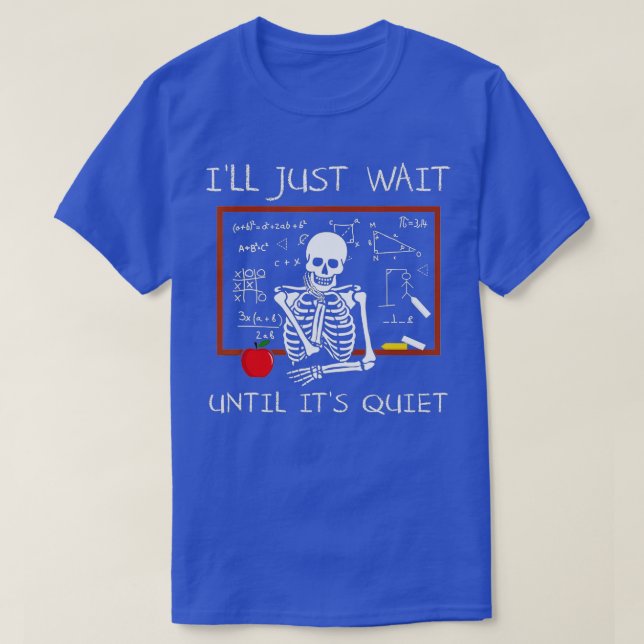 T-shirt J'attendrai juste jusqu'à ce qu'il soit calme Sque (Design devant)