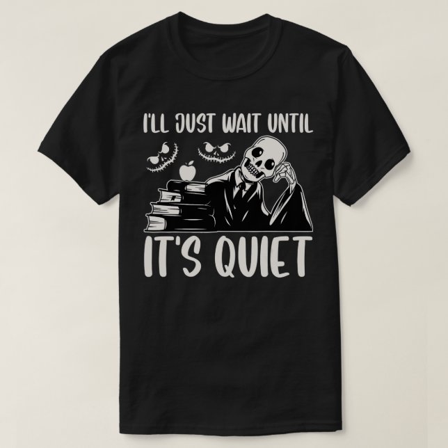 T-shirt J'attendrai juste jusqu'à ce qu'il soit calme Sque (Design devant)