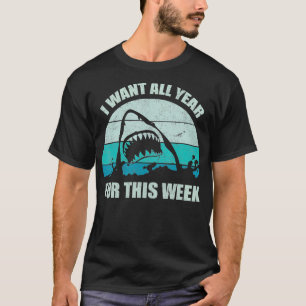 T-shirt J'attends toute l'année pour cette semaine le requ