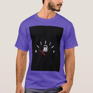 T-shirt JAUGE DE CARBURANT CAFE drôle
