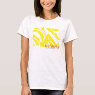 T-shirt Jaune 2 de zèbre