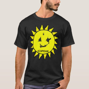 T-shirt jaune Afficher IC3PEAK pic de glace World Tour 202