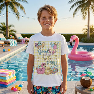 T-Shirt Jaune Caro Hello Pool Party