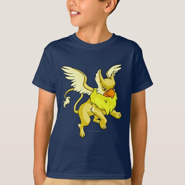 T-shirt Jaune d'aire (Devant)
