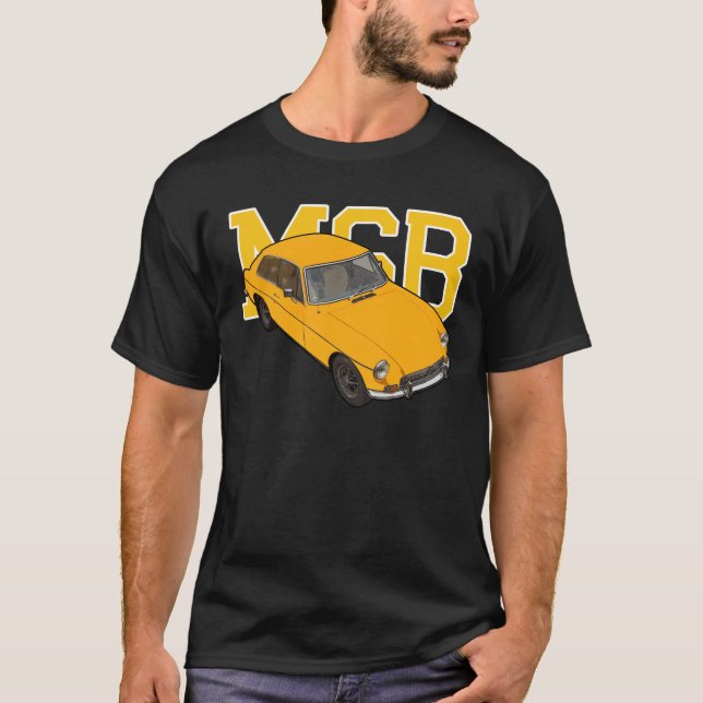 T-shirt Jaune de MGB (Devant)