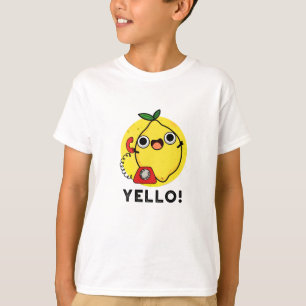 T-shirt Jaune Funny Pun de citron jaune