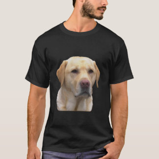 T-shirt Jaune Lab Ami Fidèle famille amis rétro