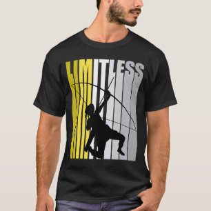 T-shirt Jaune Limitless Archerie Anniversaire mignon Rétro