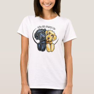 T-shirt Jaune noir IAAU de Labradoodles