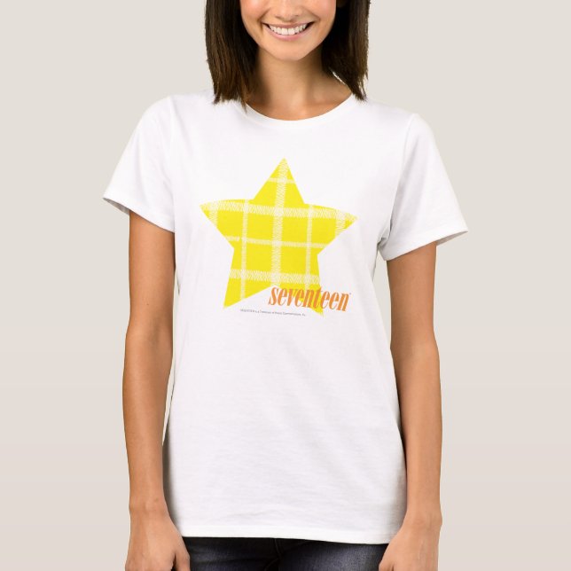 T-shirt Jaune plaid 4 (Devant)