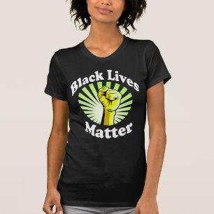T-shirt Jaune Poing Noir Vies Matt BLM