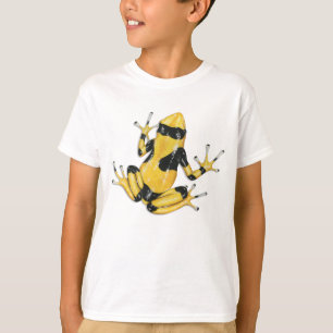 T-shirt Jaune-réuni de grenouille de dard de