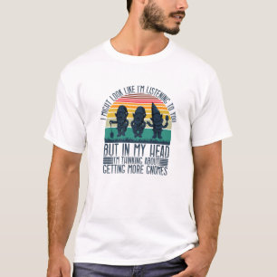 T-shirt J'Aurais L'Air De Vous Écouter, Mais Dans Mon H
