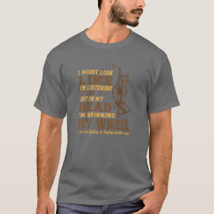 T-shirt J'Aurais peut-être l'air d'écouter, mais dans ma