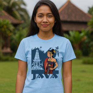 T-shirt Java Indonésie Tourisme Vintage voyage