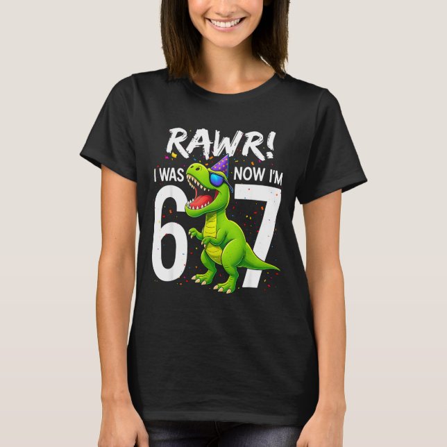 T-shirt J'avais 6 ans maintenant j'ai 7 ans 7ème anniversa (Devant)