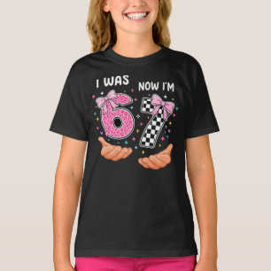T-shirt J'avais 6 ans maintenant j'ai 7 ans jolis chiffres