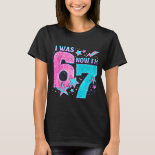 T-shirt J'avais 6 ans maintenant j'ai 7 ans Six Sept Drôle