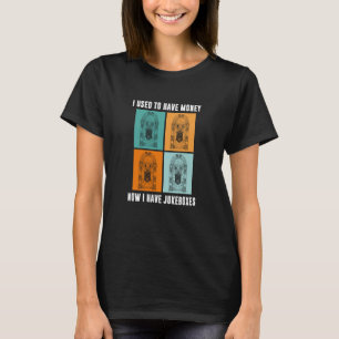 T-shirt J'Avais De L'Argent Non J'Ai De Jukebox Jukebox O