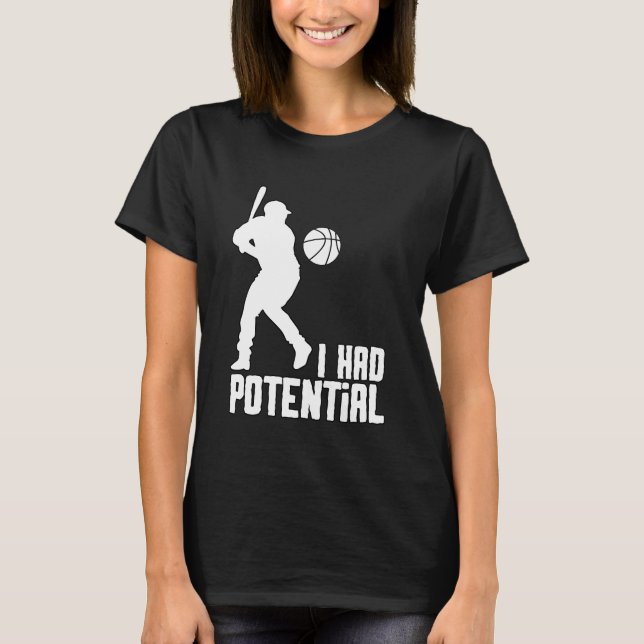 T-shirt J'avais du potentiel - JADP01 (Devant)
