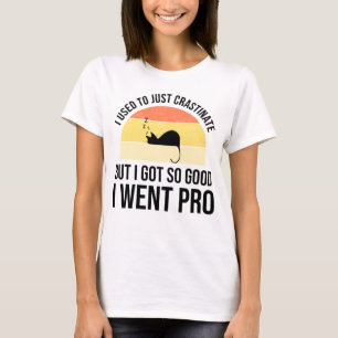 T-shirt J'Avais L'Habitude De Juste Crastiner
