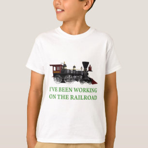 T-shirt J'avais travaillé au chemin de fer