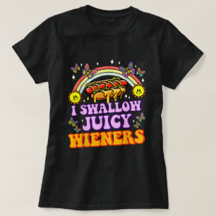 T-shirt J'avale Jictère Wiener Embarrassante Humour Adulte