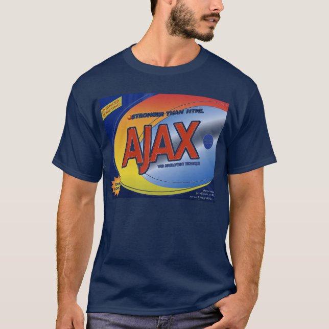 T-shirt Javascript asynchrone et XML (Devant)