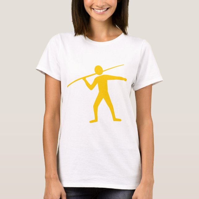 T-shirt Javelin Trower - Ambre (Devant)