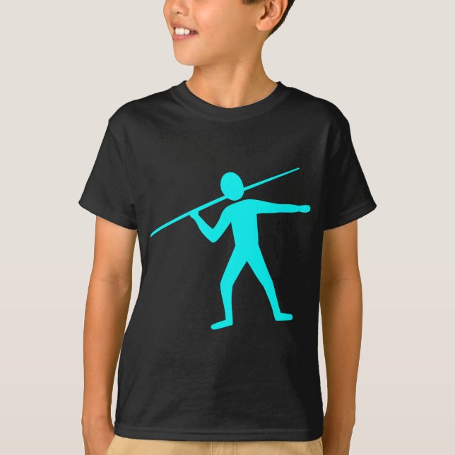 T-shirt Javelin Trower - Cyan (Devant)