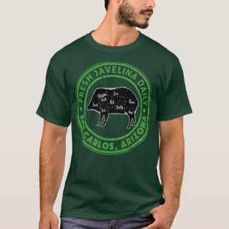 T-shirt Javelina Daily San Carlos Arizona Souvenir G frais